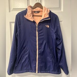 Woman’s The North Face Fleece Jacket -Pink/Navy